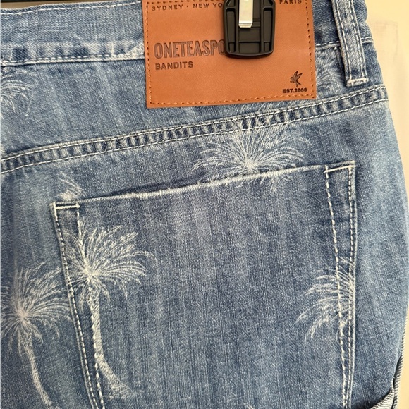 NWT One Teaspoon Blue Jean Shorts Size 32 - Picture 11 of 11